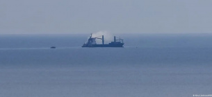 Пожар на грузовом судне в Чёрном море недалеко от Одессы
Фото: Nina Liashonok/REUTERS