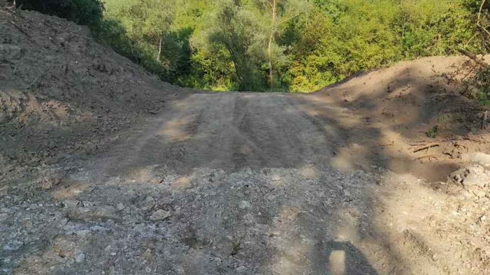 Засипане русло річки Золота Липа на Тернопільщині