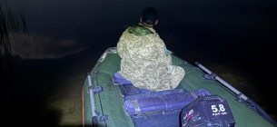 На Малинському водосховищі екологи вилучили 40-метрову браконьєрську сітку