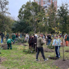 В Одесі висадили 50 кленів у парку Перемоги: акція пам'яті та роду. Фото: Суспільне Одеса
